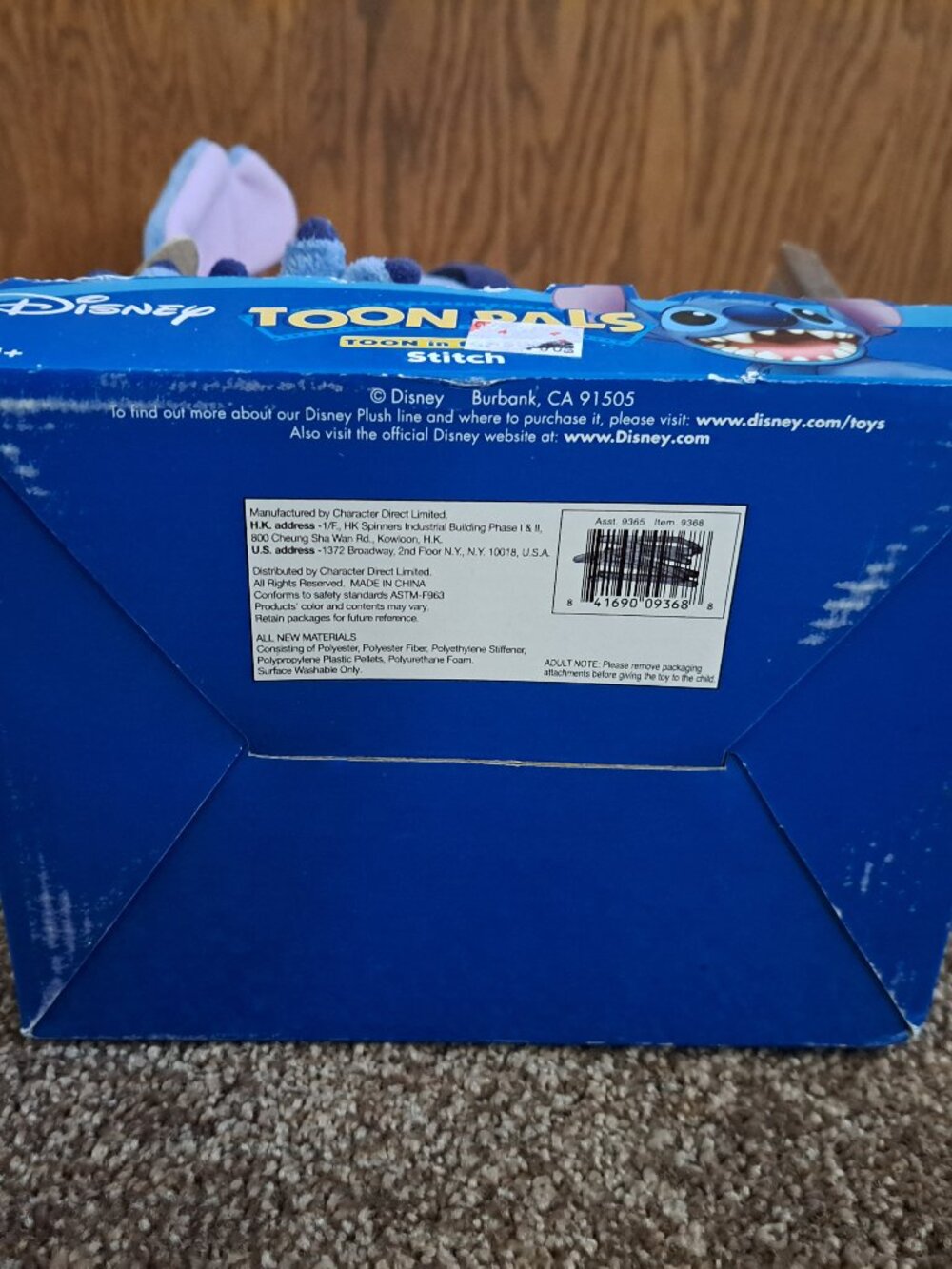 NWT Disney Toon Pals Lilo & Stitch set,includes a Stitch plush figure and DVD - Picture 5 of 7